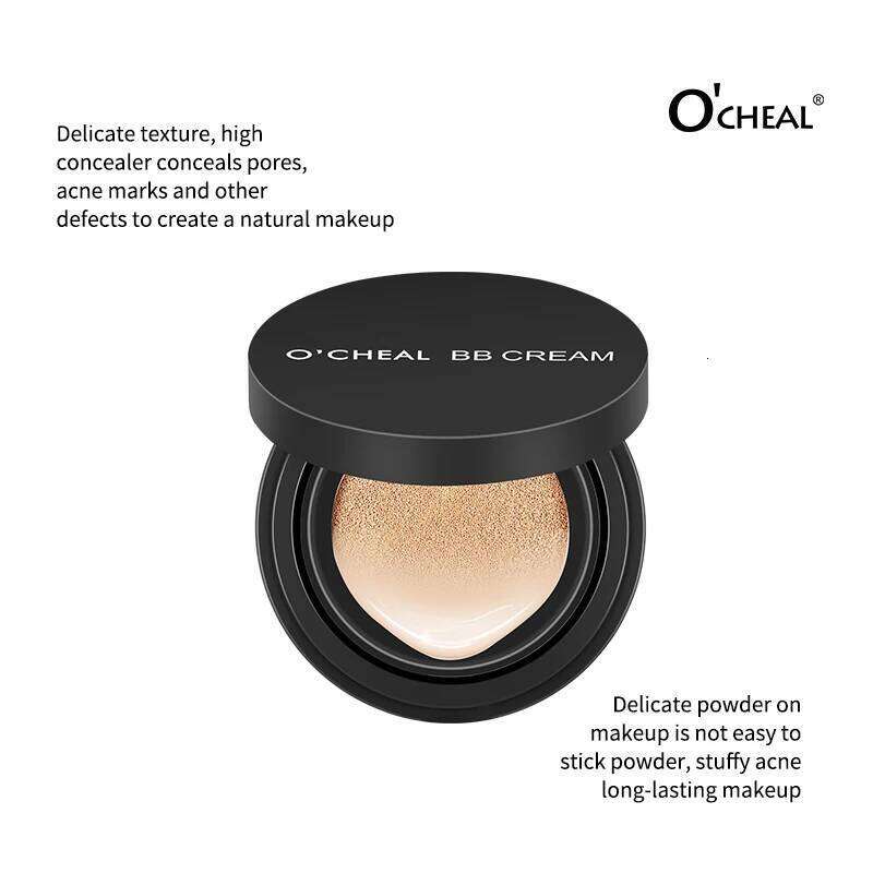 OCHEAL BB Air Full Coverage Waterproof Long-lasting Concealer Cushion Compact Face Makeup Foundation CC Cream 26L0209