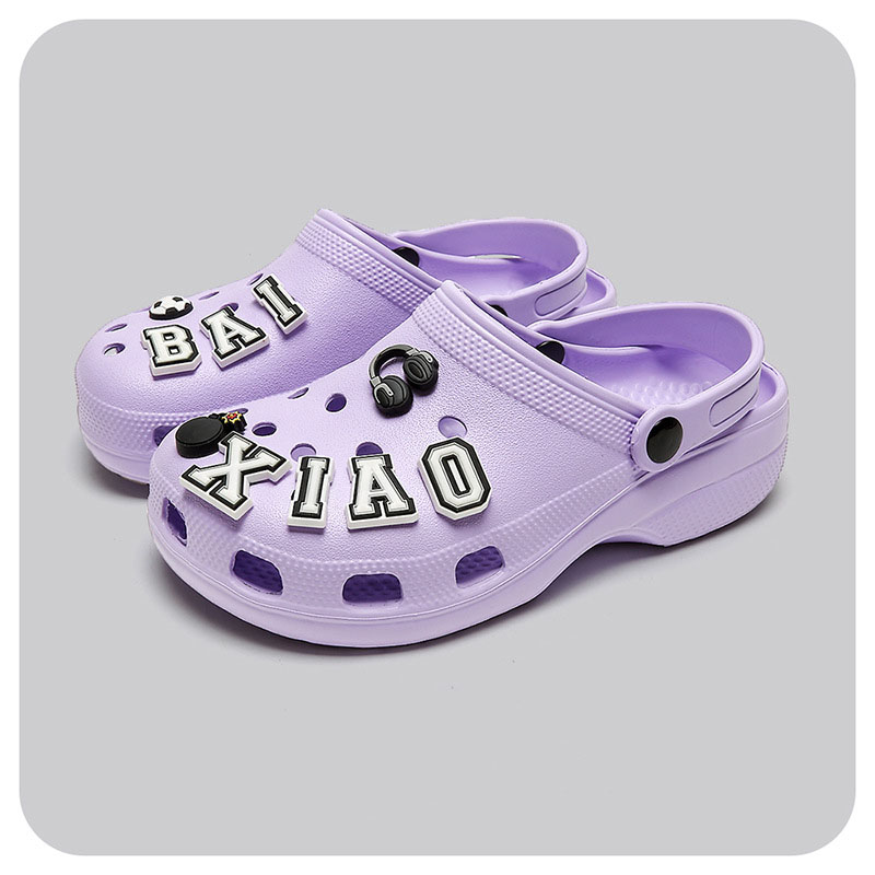 Free shipping Slippers Cave shoes for men and women anti slip soft sole women's bag head sweet beach sandals couple's shoes