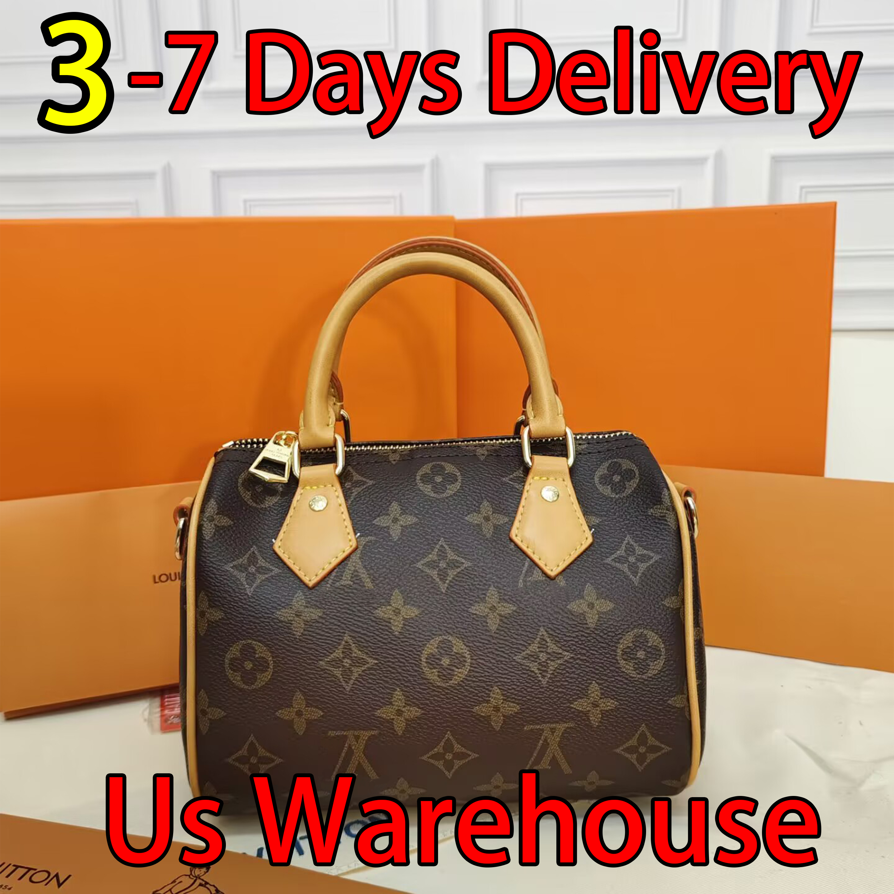 Designer Bag Luxury Bag Bag Shoulder Bag Classic Vintage Print Bag Canvas and Leather Shoulder Bag High Quality Handbags Detachable Strap Brown Checkered Bag LLLvvv