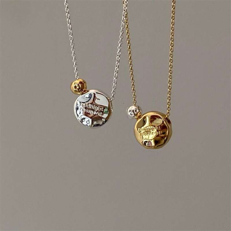 Ins Style Niche Design Irregular Silver Necklace For Women Minimalist Casual Versatile Clavicle Chain Trend