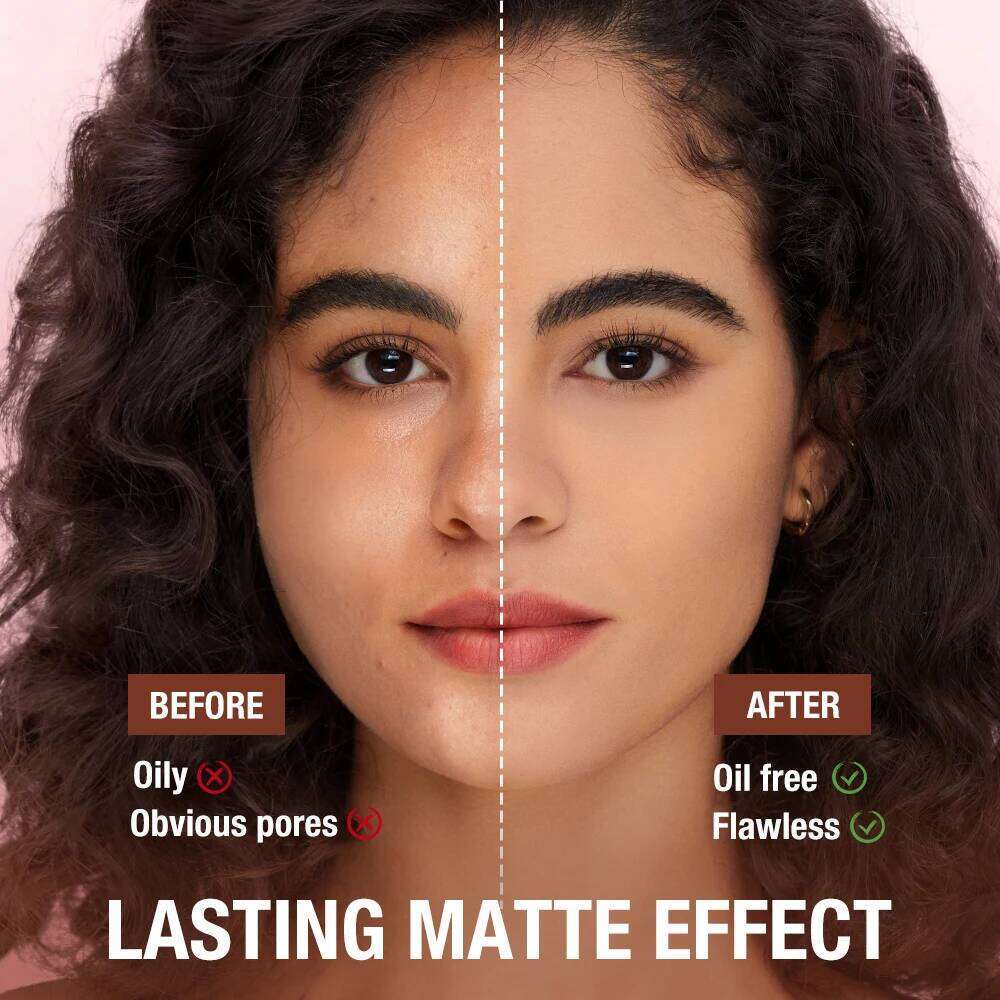 O.TWO.O 24 Hours Oil-control Waterproof Matte Face Makeup Cosmetic Setting Compact Powder 26L0209