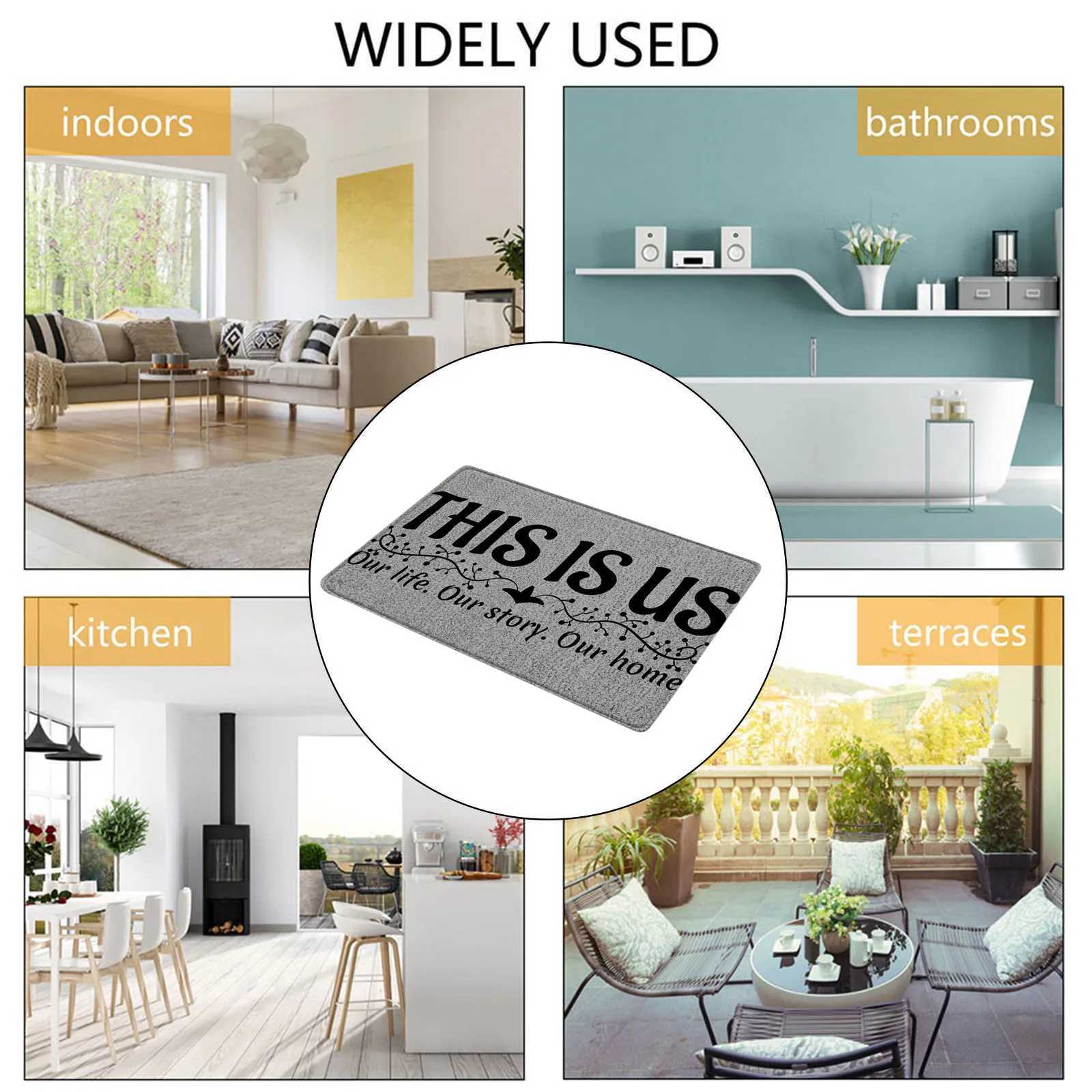 Stain Resistant Low Pile Outdoor Mats 30x175inch Entering Door Welcome Mat Easy To Clean Long Lasting Colorfastness for Outdoor S260207