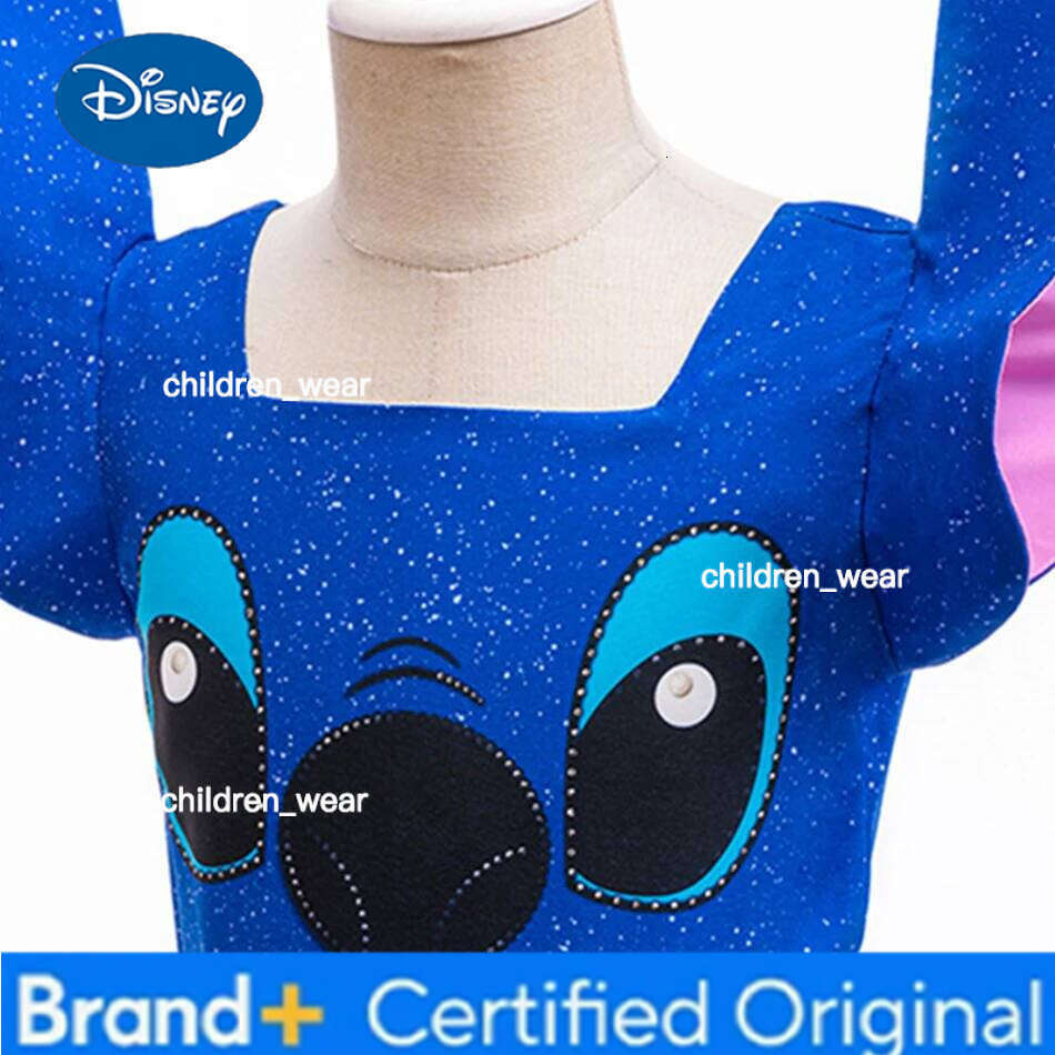 Disney Stitch Cosplay Princess Dress Girls Carnival Halloween Birthday Masquerade Party Clothes Children Performance Frocks H260209 - view 5