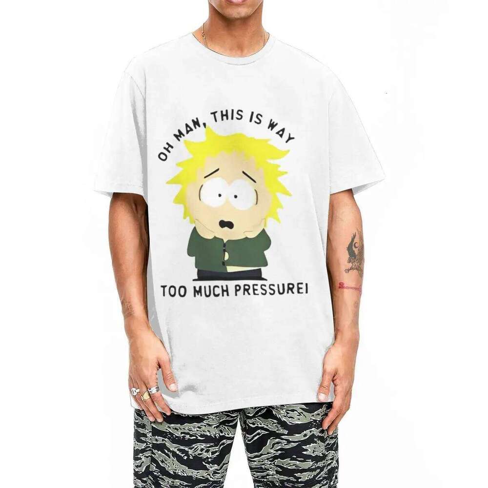 Tweek Tweak T-Shirt Summer Souths Cartoon Parks Y2K Retro T-Shirts 100 Cotton Harajuku Tshirt For Men Short Sleeves Casual Tees X260209