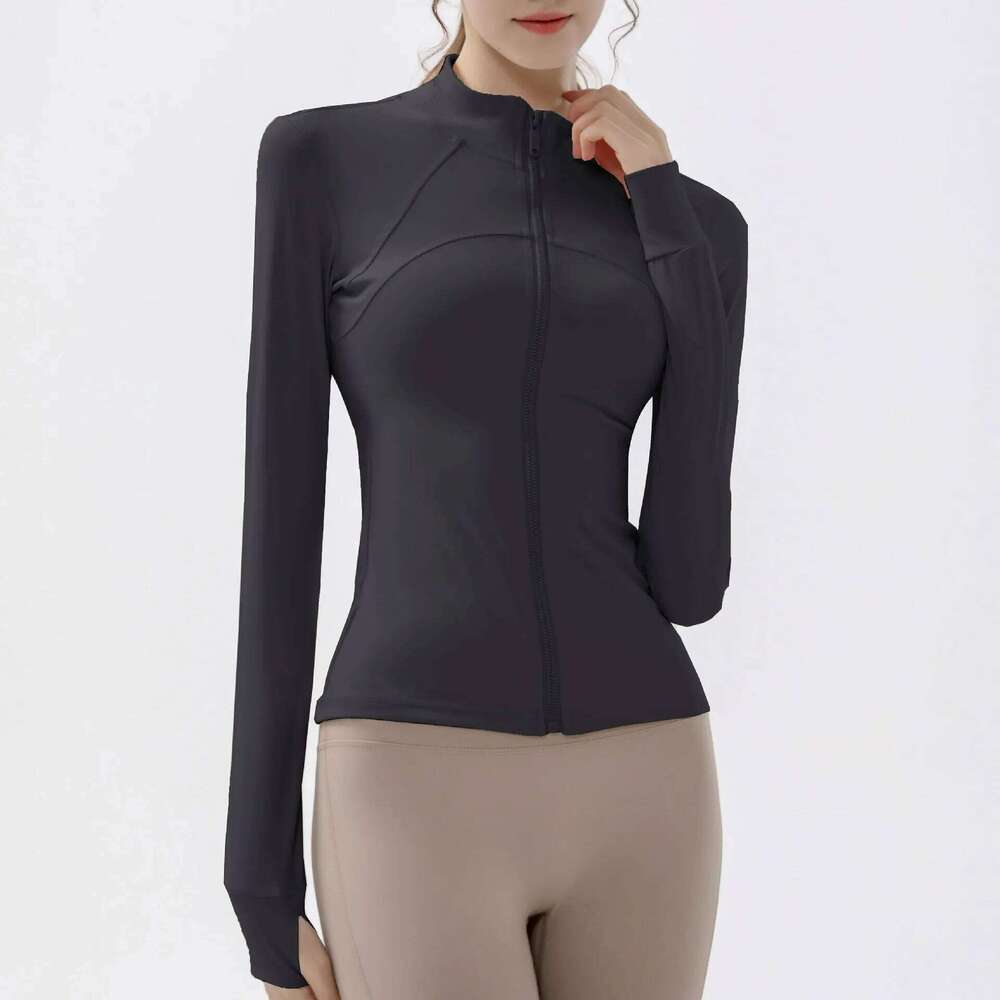 Women's s Quick-drying Running Training Coat Fitness Top Gym Long Sleeve Sports Workout Sweatshirt 26Y0209