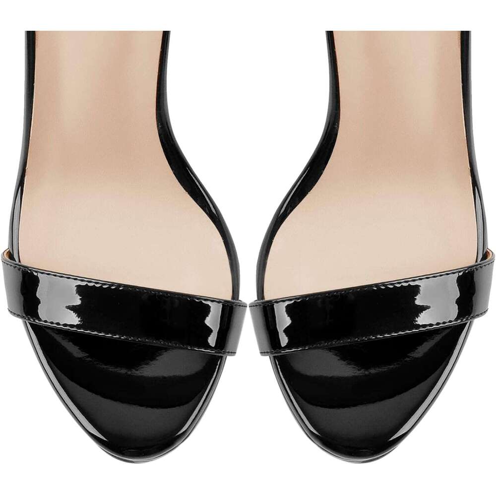 Platform 2026 Women Stiletto High Heels Women Round Open Toe Ankle Strap Sexy Heeled Sandals For Wedding Party Dress