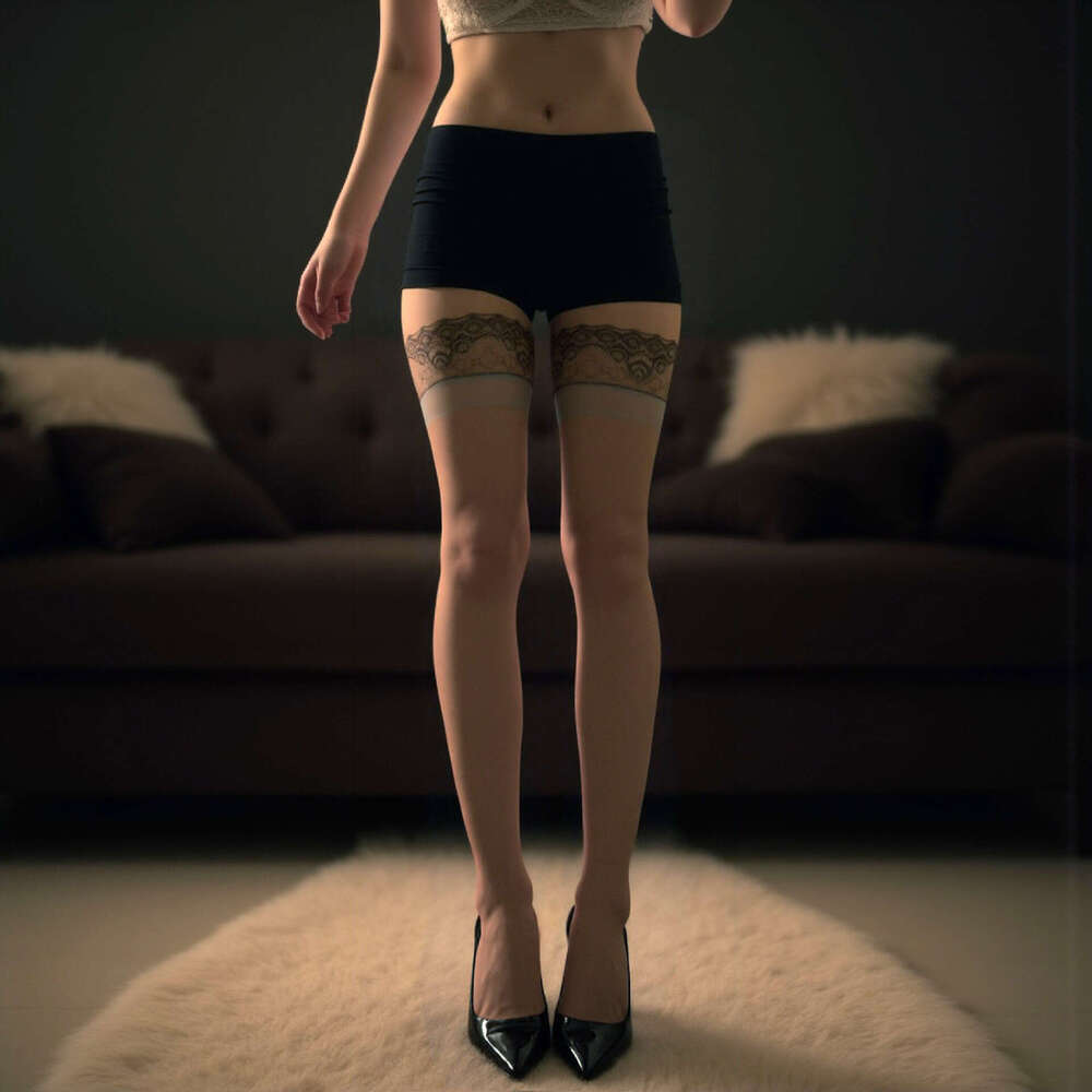 Sexy Peacock Lace Thigh Garters Women Elegant Embroidered Leg Bands with Sparkle Beads, Perfect for Night Out & Romantic Moments
