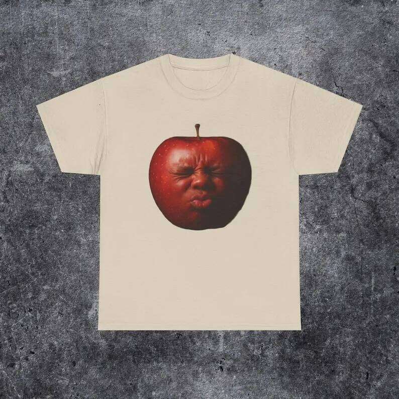 funny brainrot Funny birthday fruit party shirtSilly gift for him Silly ai apple meme shirt X260209