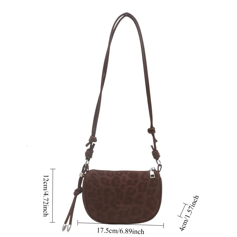Fashion Simple Crossbody Bags for Women Soft Suede PU Mini Shoulder BagsComfortable and Versatile Texture Commuting Bag 260208