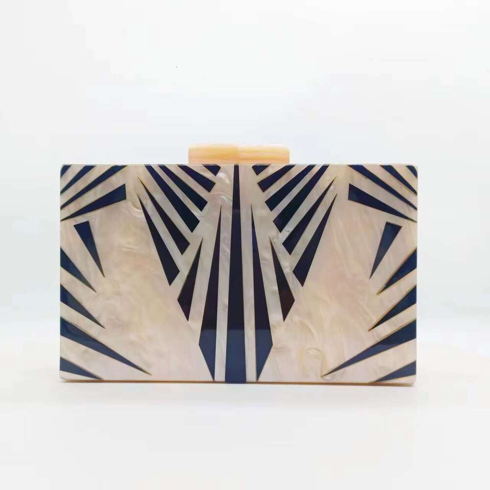 Clutch Bag Summer Cross-Border Direct Sale Evening Retro European And American Zebra Pattern Trendy Acrylic Single Shoulder Chain Bag For Women