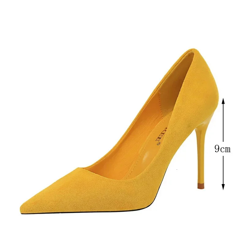 BIGTREE Autumn Pumps Fashion Fine Thin High Heel Pointed Party Stripper Womens Sexy Shoes 260208