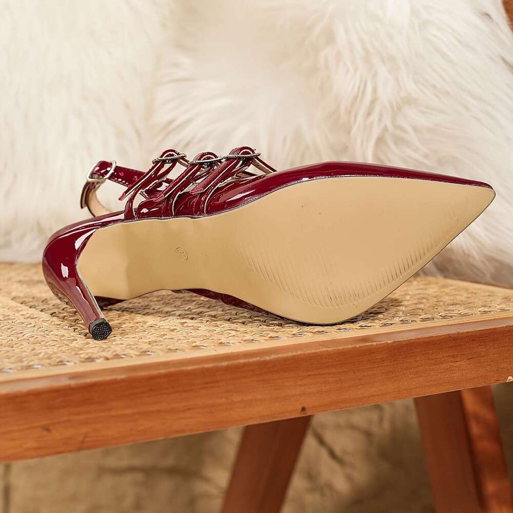 Women S Heels Elegant Solid Color Stiletto For Women Pointed Dress Shoes Fashionable Party High Heels MOJIDASHU
