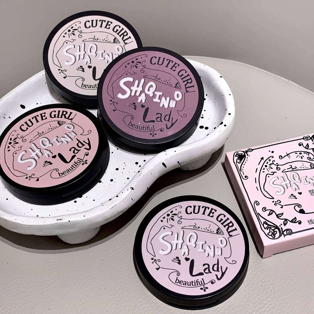 SHAQINUO Three-color Blush Matte Pearlescent Contouring and Long-lasting Powder Delicate Three-Color Rouge 26L0209