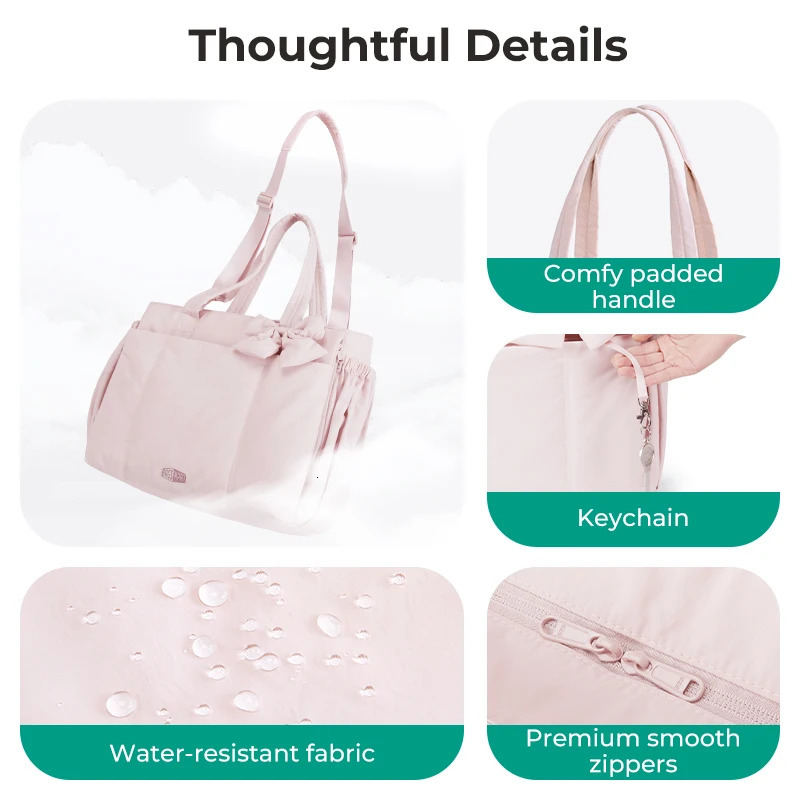 BAGSMART Large Capacity Tote Bag for Women Versatile Commuting Handbag Messenger Multiple Pockets Shoulder Sport Bag260128