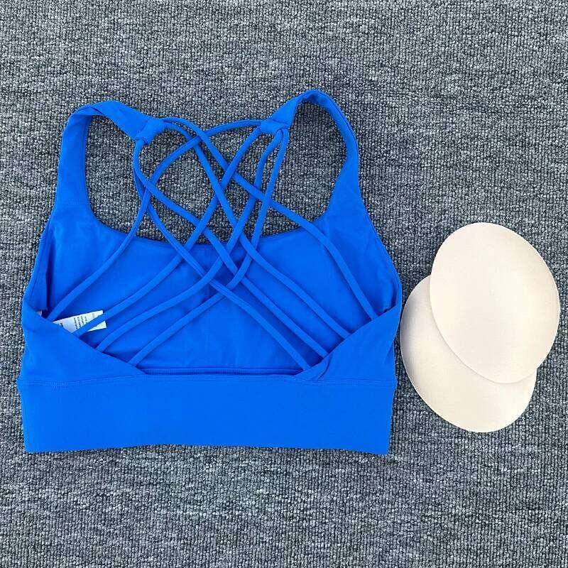 New Fitness Sports Bra for Women Push Up Cross Shockproof Running Gym Training Workout Yoga Underwear Crop Tops 26Y0209