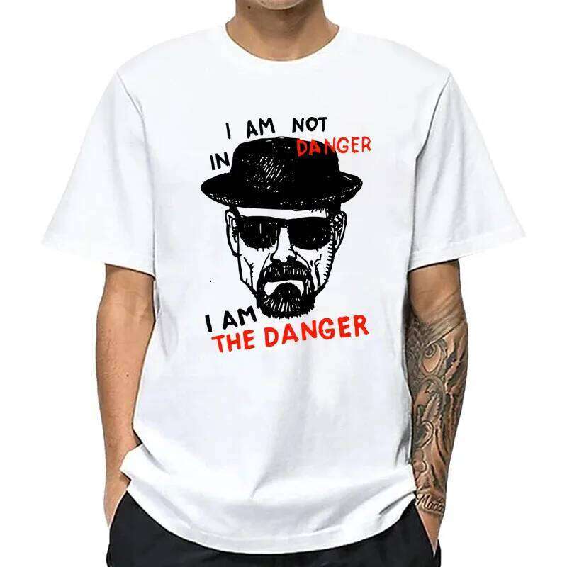 Men's 100% Cotton Short Sleeve Casual Heisenberg Print Summer Tshirt Cool T-shirt Male Men Tops X260209