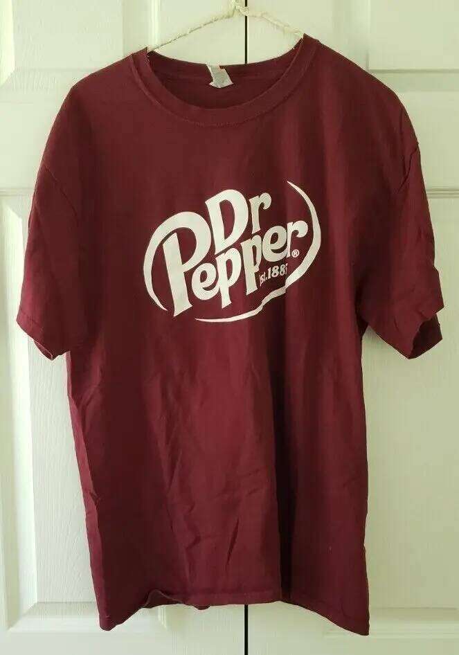 Men's VINTAGE 1990s Dr Pepper Port Company Short sleeve T shirt 100 Cotton L X260209