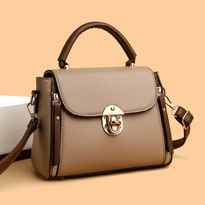 Vintage Handbag Women Fashion Crossbody Shoulder Bag Simple Small Square Versatile Trendy 260208
