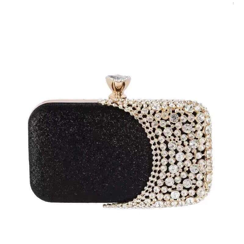 New European And American Women S Evening Bag Handbag With Rhinestones Party Clutch Dress Bag Single Shoulder Crossbody