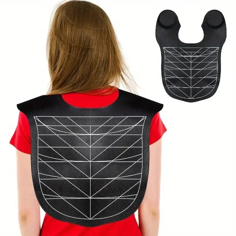 Lengthen Barber Apron Haircut Capes Waterproof Hair Coloring Wraps Barber Silicone Shoulder Pads Salon Dyeing Hair Cutting Apron 260203