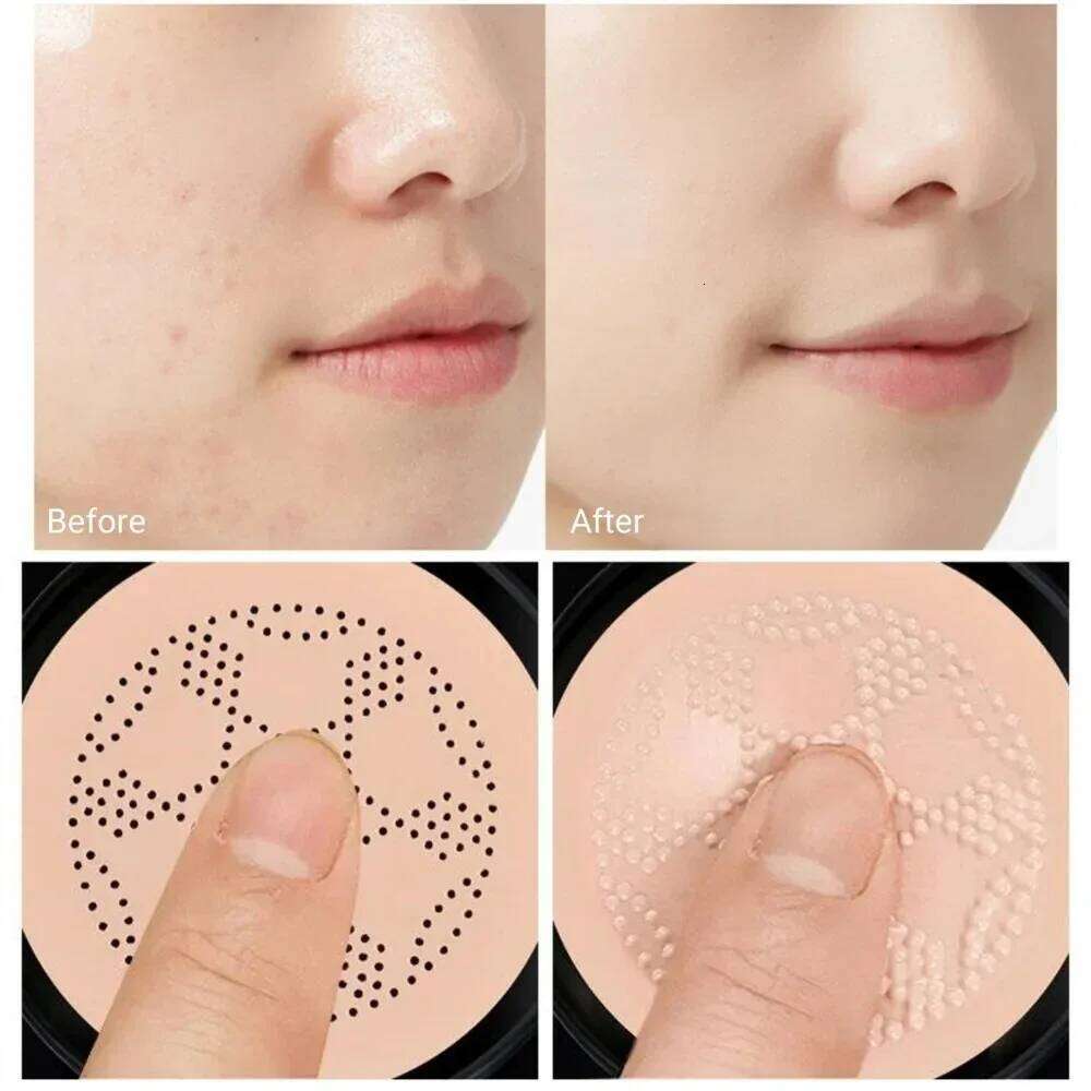 CC Magic Mushroom Head Air Cushion Waterproof Brighten Foundation Cream Women Base Makeup Face Korean Cosmetics 26L0209