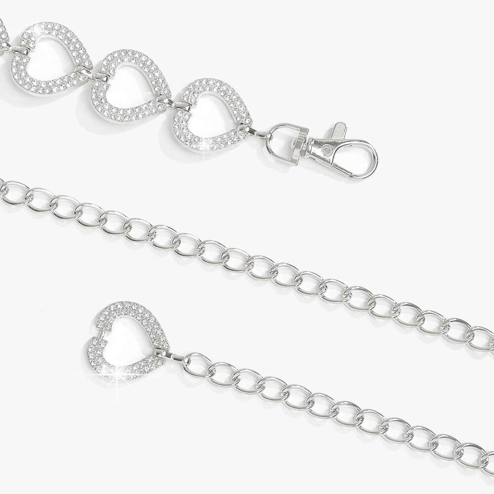 New love-themed geometric retro Bohemian chain, paired with skirt and pants, stylish waist chain X260209
