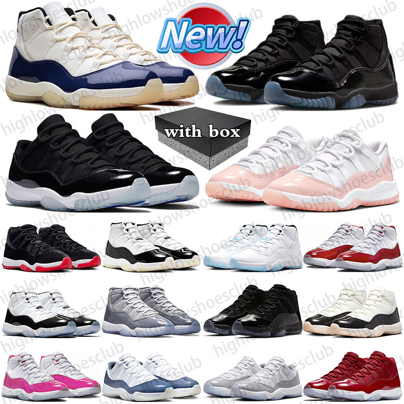 With Box 11 11s designer sneakers basketball shoes for men women Black Red Pink mens trainers womens outdoor sports