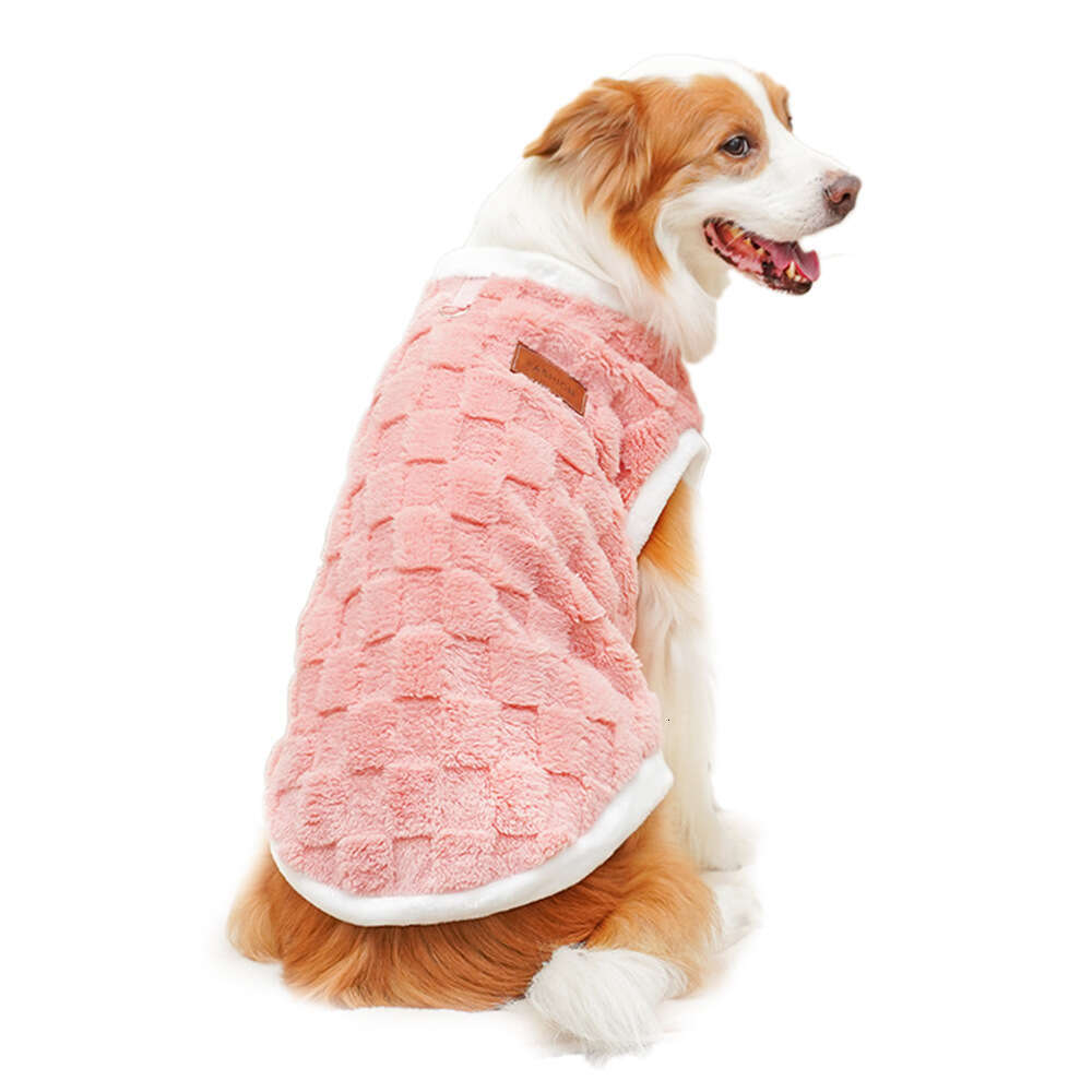 Pet Clothing Autumn Winter Clothes Plush New Apparel Golden Retriever Large Dog Cat Clothes Supplies