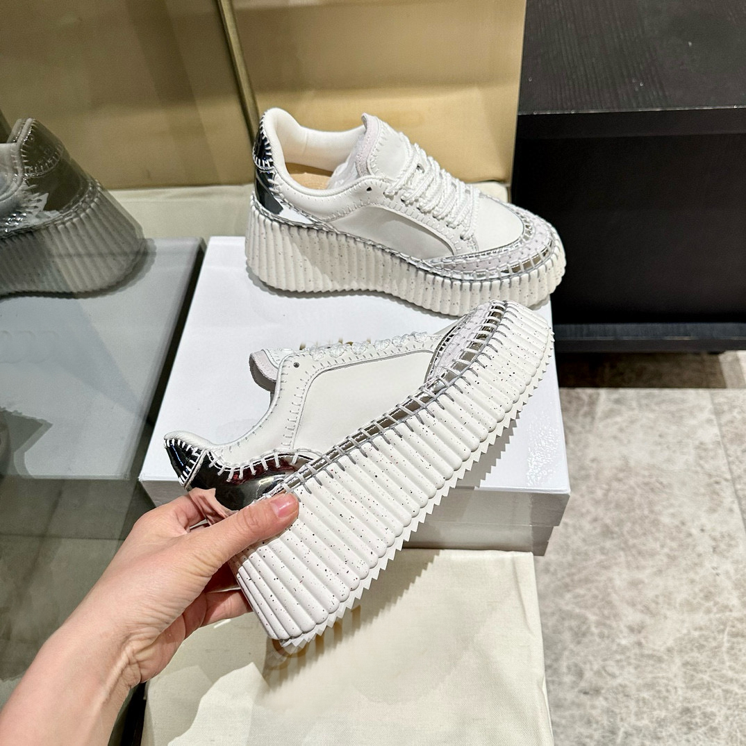 designer Namas Sneaker Fashion Women Platform Wedge Casual Shoes luxury Mesh Nappa leather Daily Outfit Outdoor Recreation training