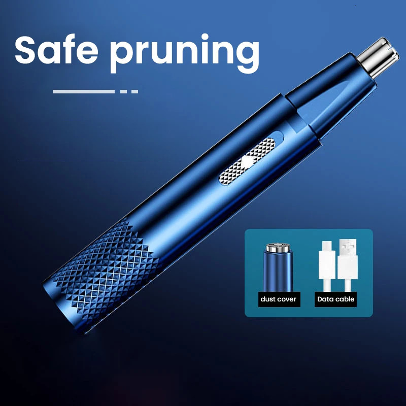Electric Nose Hair Clipper Rechargeable Multikinetic Shaving Twoinone Unisex Fully Automatic Washable Trimmer 260205