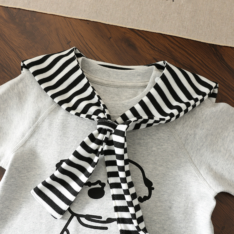Baby romper spring Western style long sleeved jumpsuit