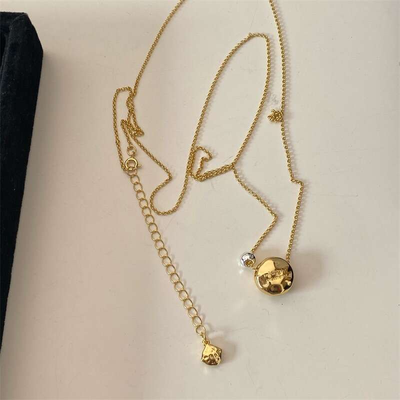 Ins Style Niche Design Irregular Silver Necklace For Women Minimalist Casual Versatile Clavicle Chain Trend