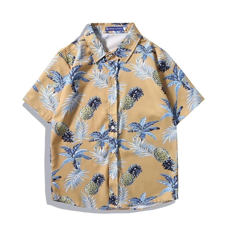 Men's Polos Stripe Men's Shirt Flower 2026 3d Print Shirt Casual Short-sleeved Tops Beach Party Shirts Man Shirt Male Clothes
