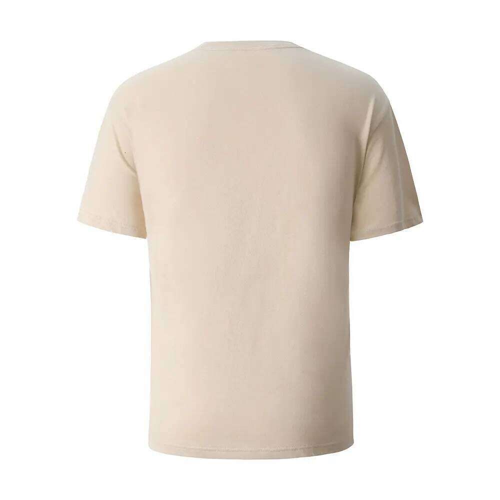 Color Painting Style Breathable Cotton Round Neck Tee Minimalist Design Lightweight Fabric Unisex Basic T Shirt Men's T-shirt X260209