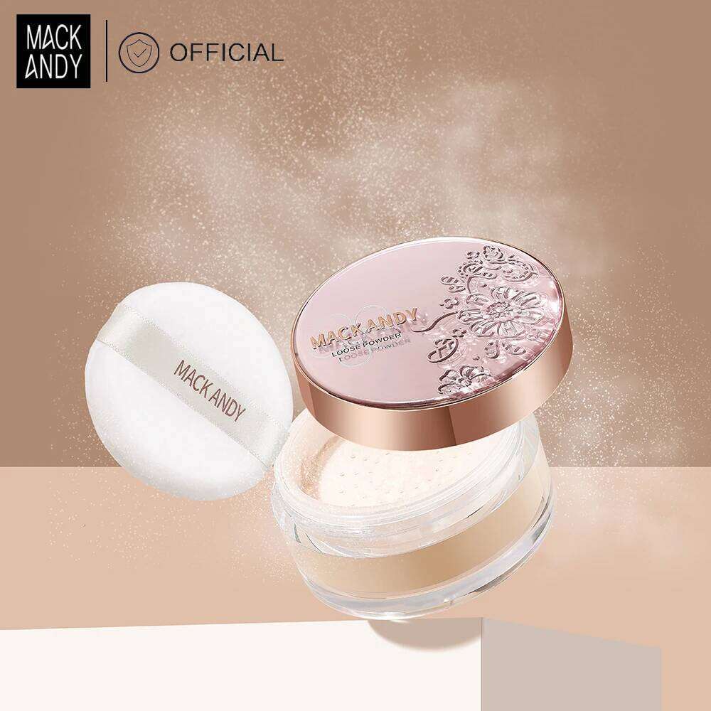 Baking Setting Powder Silky Loose Powder, Long Lasting Oil Control Concealer, Creates Soft Focus Effect Smooths Pores 26L0209