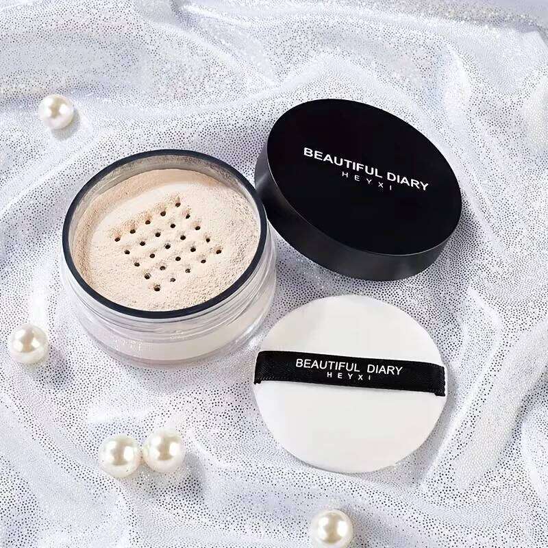 Hydrating Flawless Setting Powder,Natural Nude Finish,Strong Oil Control&Concealer, Long-Lasting Matte Coverage, Ideal for Daily 26L0209