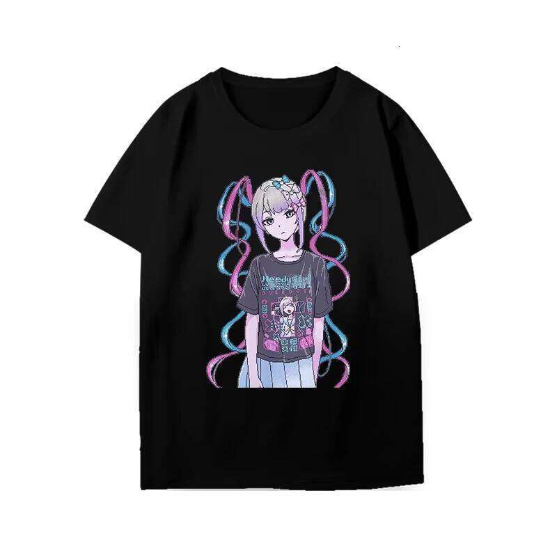 Floral Print T-Shirt Soft Breathable Casual Comfortable Funny Printed Tee Anime Style Unisex Couple Clothes Birthday Gift X260209