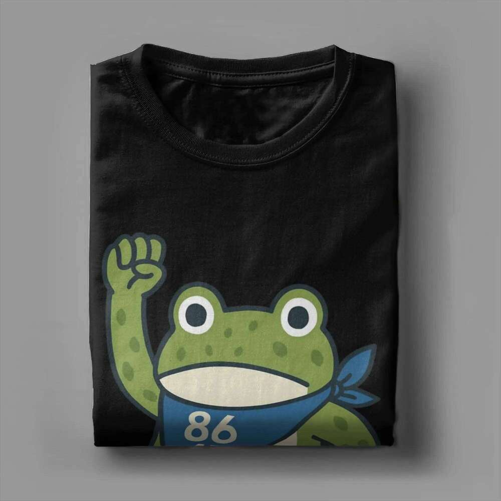 portland frog - FROGS AGAINST FASCISM T-Shirts Men Women's Crew Neck 100% Cotton T Shirt Short Sleeve Tees Gift Idea Tops X260209