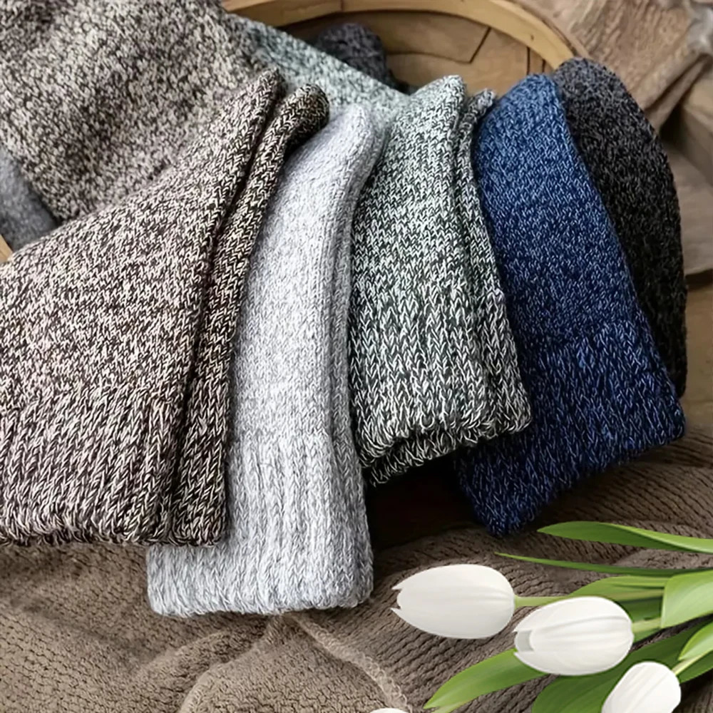 510 Pairs Solid color Pattern Women Men Boys Girls Unisex Couples Sports Socks Mid-Calf Socks Winter Holiday Gifts 260120