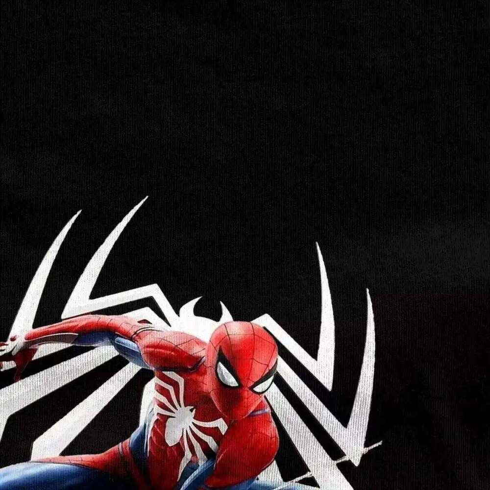 Superhero Spider Merch T Shirt Leisure Cotton Printed s X260209