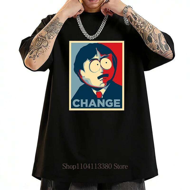 Men Clothing South Park Graphic Printed Summer Casual Oversize O-Neck Fashion Streetwear Short Sleeve Tops Y2K T-shirt X260209