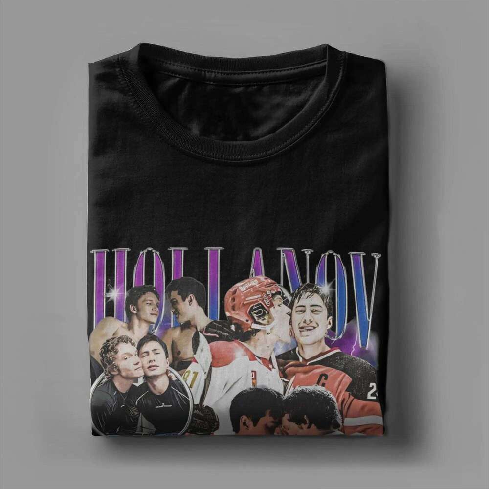 Funny Hollanov Romance T-Shirt Men Women's O Neck Pure Cotton T Heated Rivalry Short Sleeve Tee Shirt New Arrival Clothes X260209