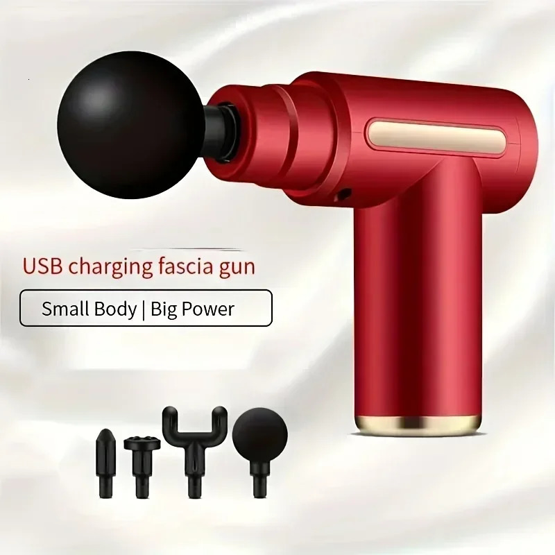 Fascial Machine Muscle Relaxation USB Mini MassageGun Vibration Gun Massage Fitness Equipment NeckGrasping Fascia Gun 260129