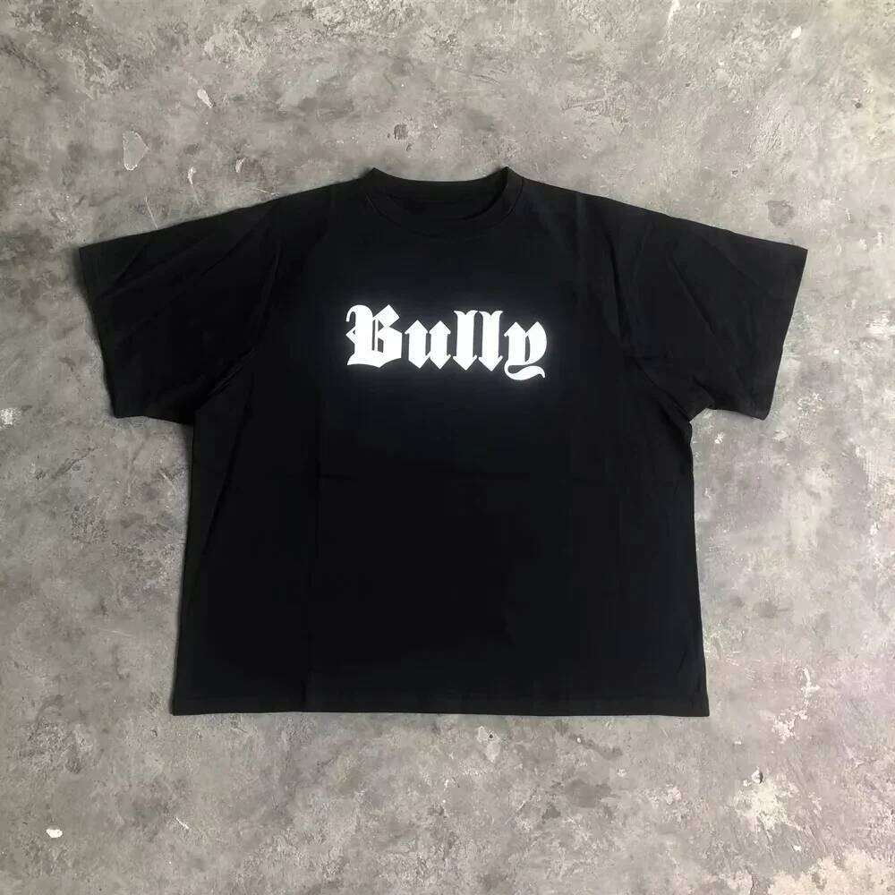 Frog Drift BULLY Meme T-Shirt Streetwear Tee Casual Top Cotton Men Clothes Retro Hip Hop Rap Style Short Sleeve TEE X260209