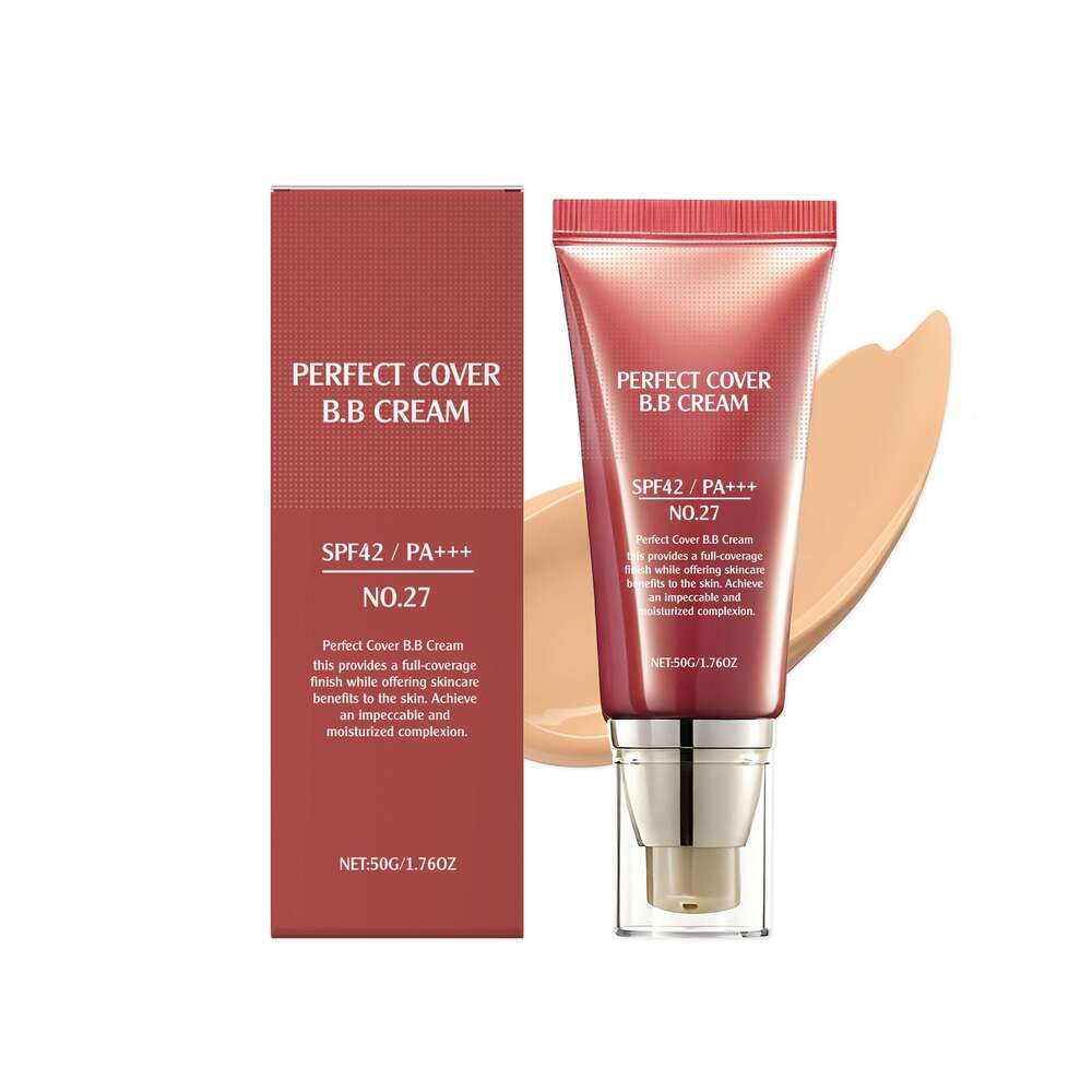 AMZ Medium Skin Tone Softening Concealer BB Cream Gentle Moisturizing Hydrating Soft Lightweight Skin-Friendly Matte Clear Daily Long-Lasting