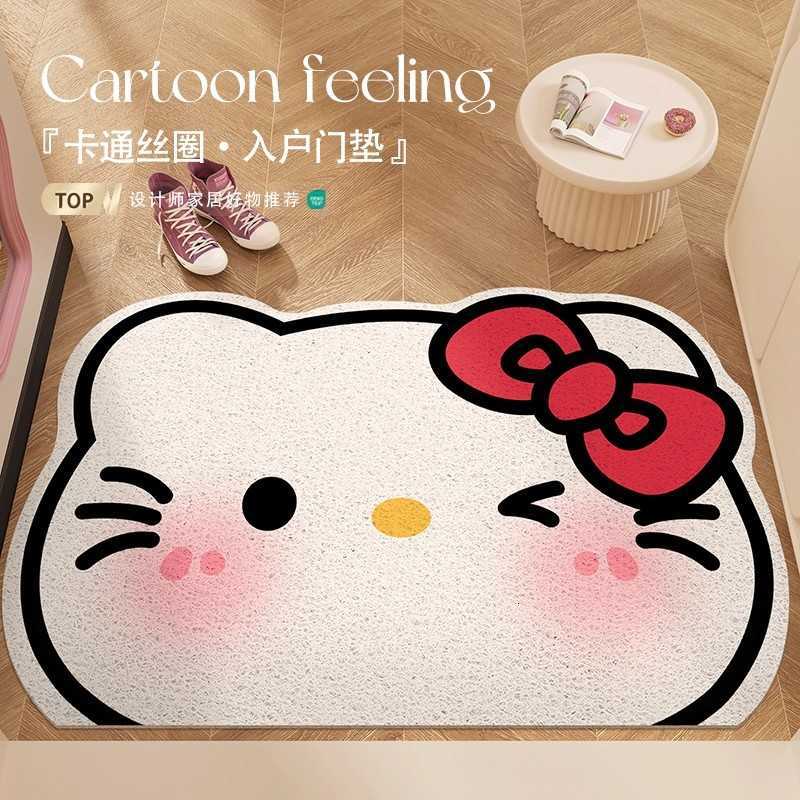 Cartoon Kitty Cat Floor Mat is easy to maintain suitable for home entrance cute and girly a charming entryway doormat S260207