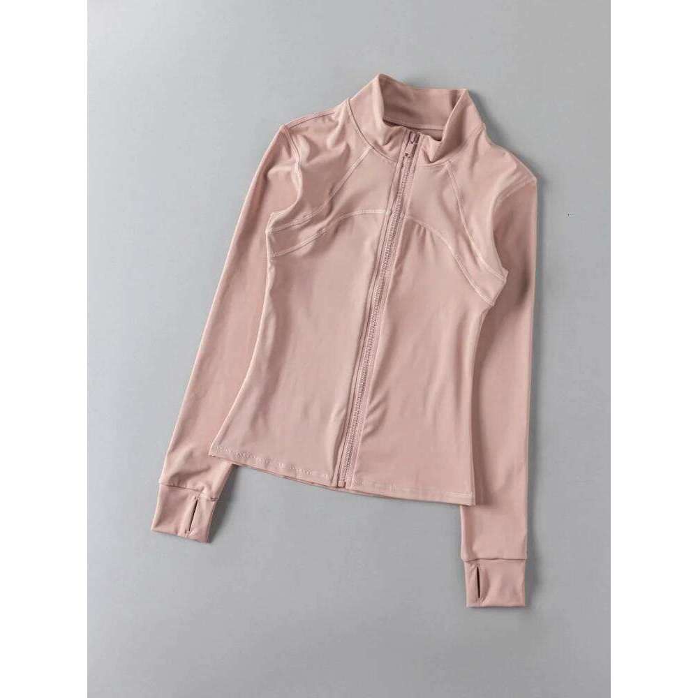 Quality Women's Sportswear Full Zip up Yoga Gym Fitness s With Thumb Hole 26Y0209