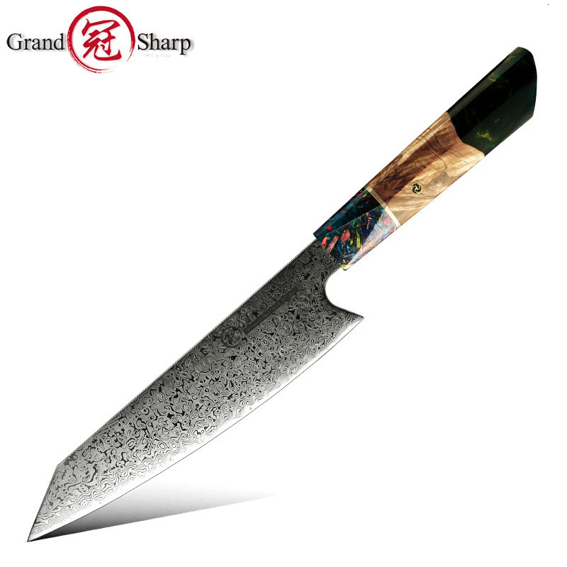 Grandsharp Chefs Knife 67 Layers vg10 Japanese Damascus Kitchen Knife Kitchen Stainless Steel Tools Gyuto Utility Kiritsuke 250715