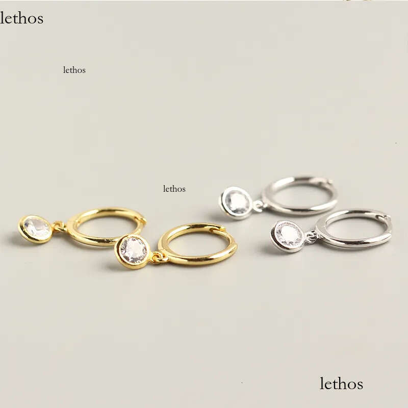 DJMAX 1CT for Women Top Original Sterling Sier Lady's Moissanite Dia Hoop Earrings New 2023 33