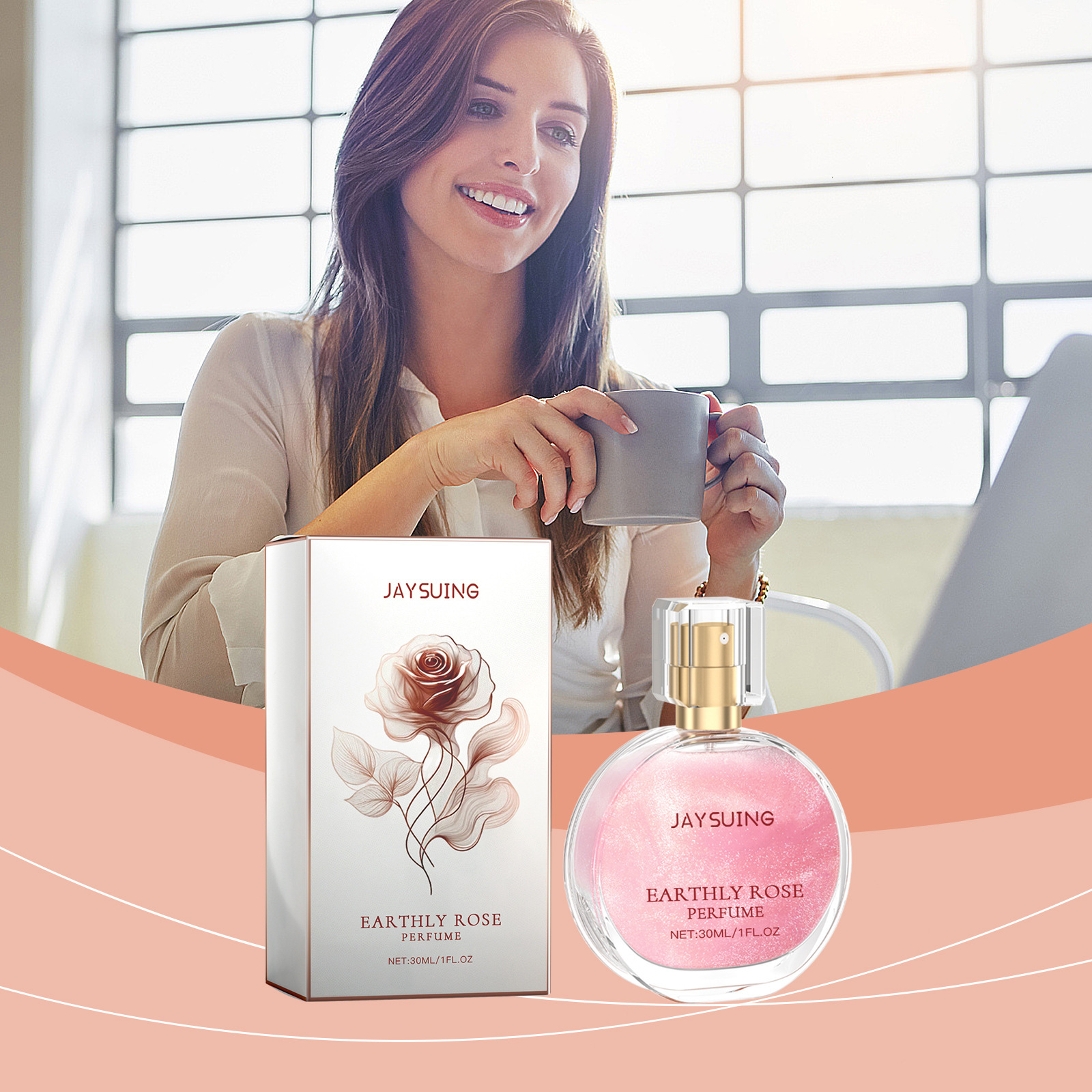 Luxury Perfume Womens Long Lasting Enchanter Rose maquillaje Floral Fragrance Body Sprays Moisturize Scent Skin Deodorant Pheromone Perfumes H260209